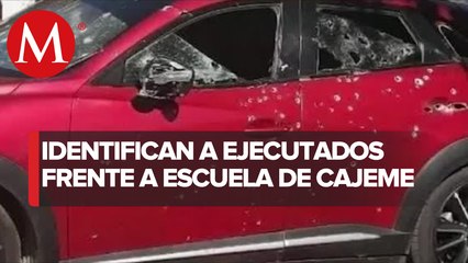 Identifican a asesinados frente a CBTIS 37 de Cajeme