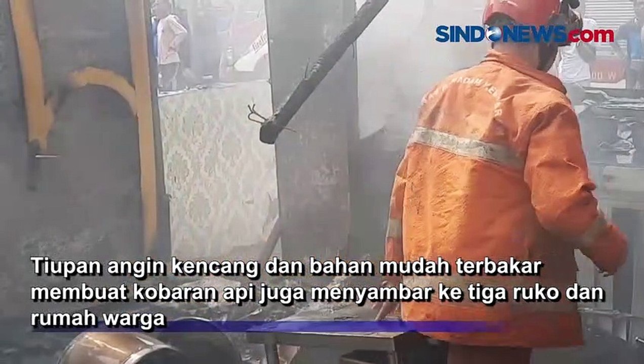 Rumah Makan Padang di Cipondoh Tangerang Terbakar, 4 Orang Luka Bakar