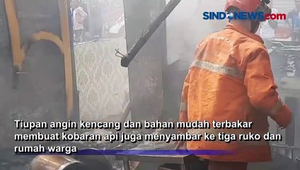 Rumah Makan Padang di Cipondoh Tangerang Terbakar, 4 Orang Luka Bakar