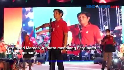 Putra Mendiang Ferdinand Marcos Menang Pilpres Filipina