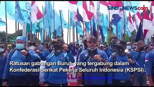 MayDay, Ratusan Buruh Padati Kawasan Patung Kuda Jakpus