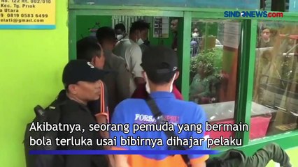 Asyik Main Bola, Pemuda di Warakas Diserang Gerombolan Pemotor Membawa Sajam