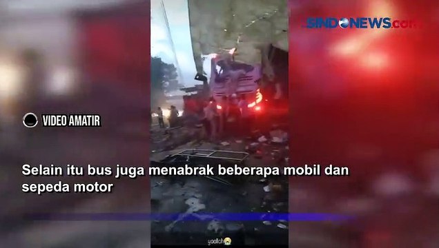 Breaking News: Kecelakaan Bus Pariwisata di Ciamis, Banyak Korban Tewas