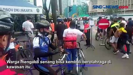 Car Free Day Digelar Setelah Pandemi, Pesepeda Banjiri Kawasan Sudirman-Thamrin