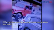 Aksi Pencurian Pecah Kaca Mobil Terekam CCTV di Tarakan, Uang Rp400 Juta Raib