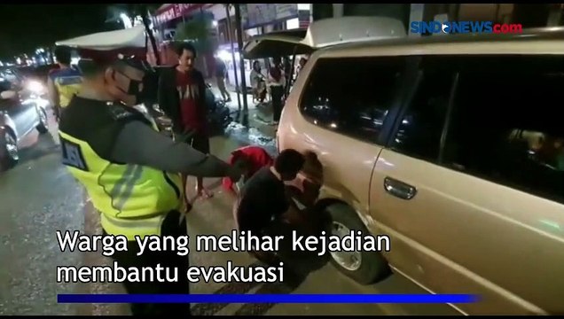 Pengemudi Ngantuk, Dua Minibus Kecelakaan di Tangerang Selatan