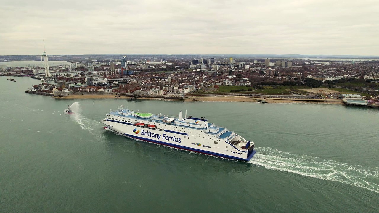New Brittany Ferries luxury-cruise ferry Santon...