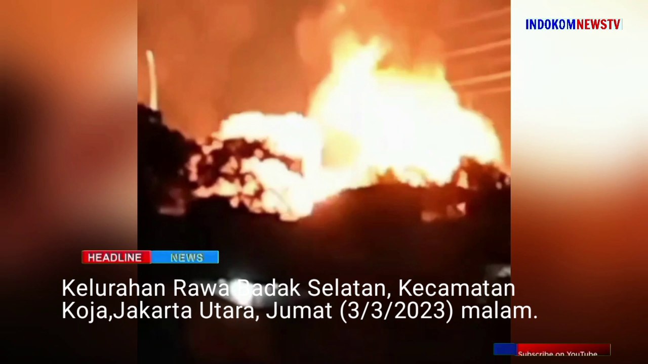 Pipa Besin di Depo Pertamina Plumpang Terbakar