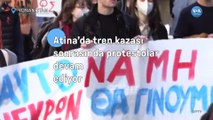Atina’da Tren Kazası Sonrasında Protestolar Devam Ediyor