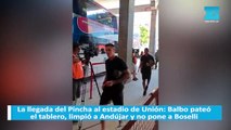 La llegada del Pincha al estadio de Unión: Balbo pateó el tablero, limpió a Andújar y no pone a Boselli