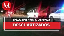 En Michoacán, autoridades encuentran dos cuerpos abandonados en el crucero de Boca de Apiza