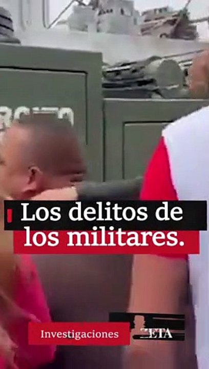 Los delitos de los militares.