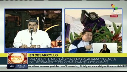 Pdte. Nicolás Maduro aseguró que Chávez está presente cada día en la moral combativa y en el espíritu revolucionario