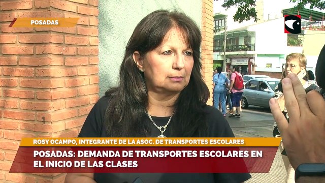 Posadas demanda de transportes escolares en el inicio de las clases
