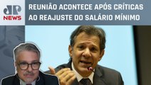 Haddad se reúne com sindicalistas para discutir economia; Suano comenta
