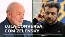Lula diz a Zelensky que quer mediar conversas com a Rússia