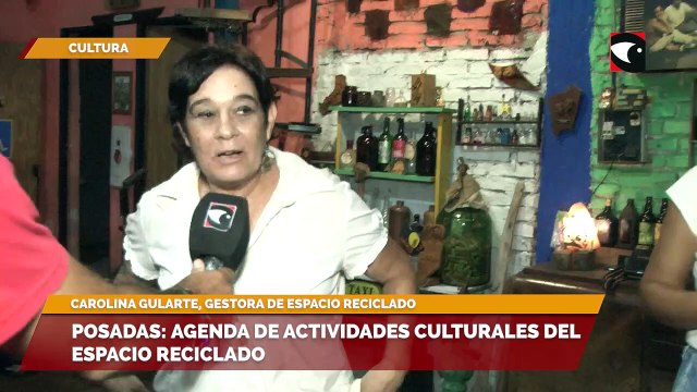 Posadas: agenda de actividades culturales del Espacio Reciclado
