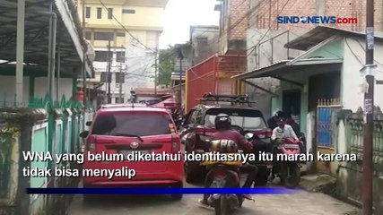 Emosi Tak Bisa Menyalip, WNA Arogan Aniaya Pengendara Mobil di Palembang