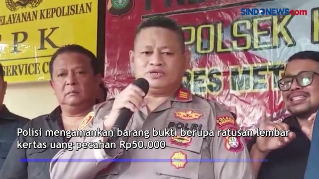 Pasutri Pemalsu Uang di Jakbar Mencetak Upal dalam 6 Bulan hingga Rp300 Juta