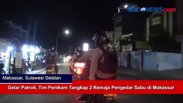 Gelar Patroli, Tim Penikam Tangkap 2 Remaja Pengedar Sabu di Makassar