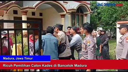 Ricuh Pemilihan Calon Kades di Bancelok Madura