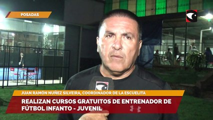 Realizan cursos gratuitos de entrenador de fútbol infanto - juvenil
