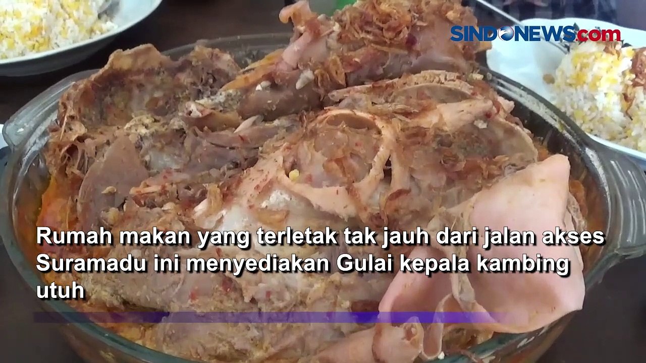 Kuliner Ekstrem Gulai Kepala Kambing Utuh di Bangkalan