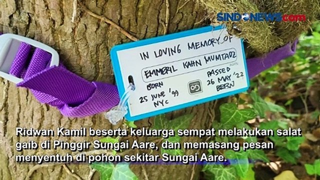 Lepas Eril, Ridwan Kamil Salat Gaib di Tepi Sungai Aare Sebelum Pulang ke Indonesia