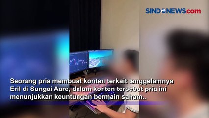 Cari Sensasi, Pria Buat Konten Keuntungan Bermain Saham untuk Selamatkan Eril