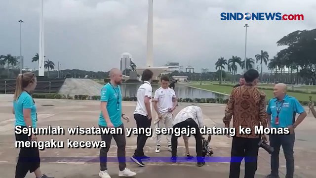 Kawasan Monas Tidak Kunjung Dibuka, Pengunjung : Kami yang Dari Jauh Ingin Lihat Monas