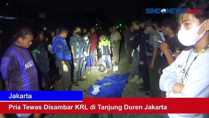 Pria Tewas Disambar KRL di Tanjung Duren Jakarta
