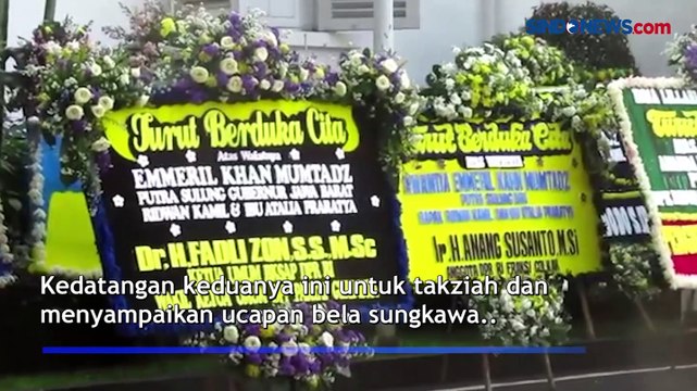 Zulkifli Hasan dan Hatta Rajasa Takziah ke Rumah Dinas Gubernur Jabar