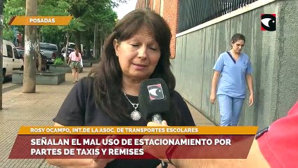 Señalan el mal uso de estacionamiento por partes de taxis y remises