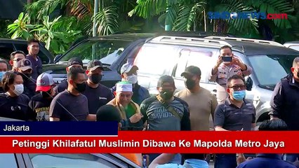 Petinggi Khilafatul Muslimin Dibawa Ke Mapolda Metro Jaya