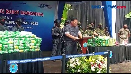 BNN Musnahkan 308,44 Kg Sabu Hingga 29.482 Butir Happy Five