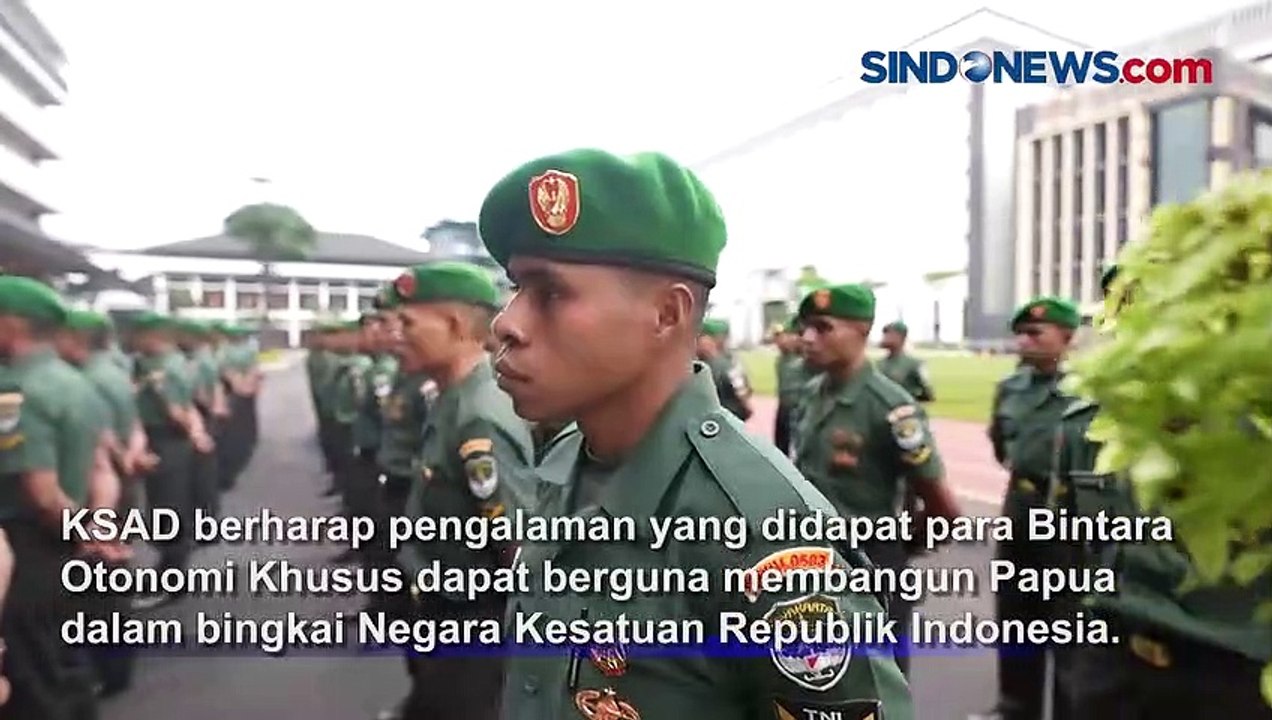 Jenderal Dudung: Para Bintara Otsus Harus Jadi Motivator dan Pendorong Pembangunan di Papua