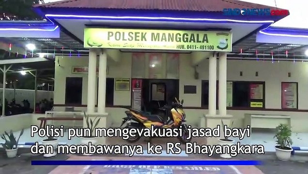 Geger Warga Makassar Sulawesi Selatan Menemukan Jasad Bayi di Selokan
