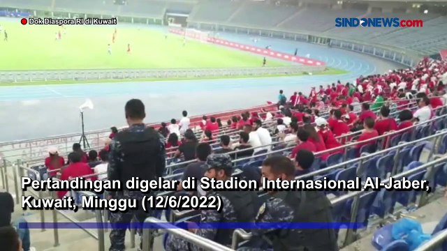 Meski Kalah, Suporter WNI Tetap Antusias Dukung Timnas saat Laga Kontra Yordania
