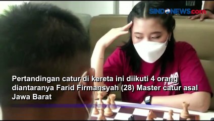 Unik! Pertandingan Catur di Dalam Kereta Api Cilacap-Semarang
