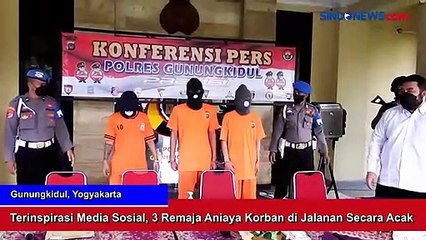 Terinspirasi Media Sosial, 3 Remaja Aniaya Korban di Jalanan Secara Acak