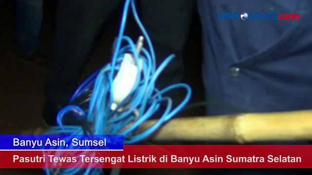 Pasutri Tewas Tersengat Listrik di Banyu Asin Sumatra Selatan