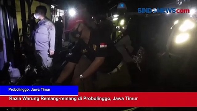 Razia Warung Remang-remang di Probolinggo, Jawa Timur