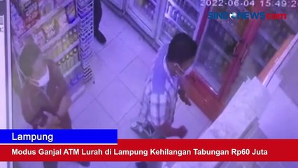 Download Video: Modus Ganjal ATM Lurah di Lampung Kehilangan Tabungan Rp60 Juta, Begini Cara Pelaku