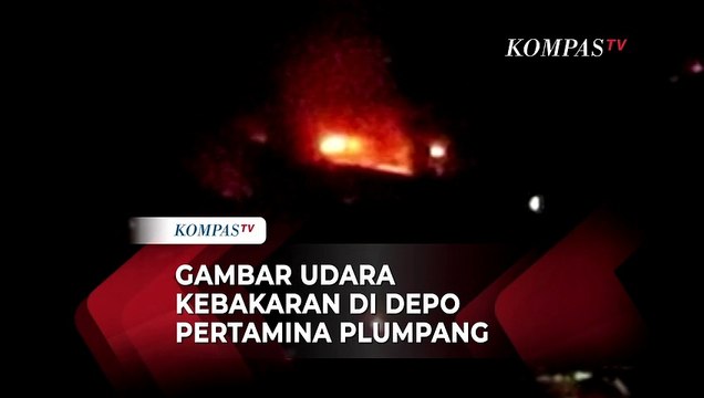 Gambar Udara Kebakaran di Depo Pertamina Plumpang