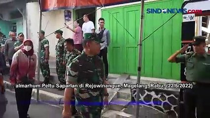 KSAD Kunjungi Rumah Duka Peltu Saparlan Korban Kecelakaan Latihan di Magelang
