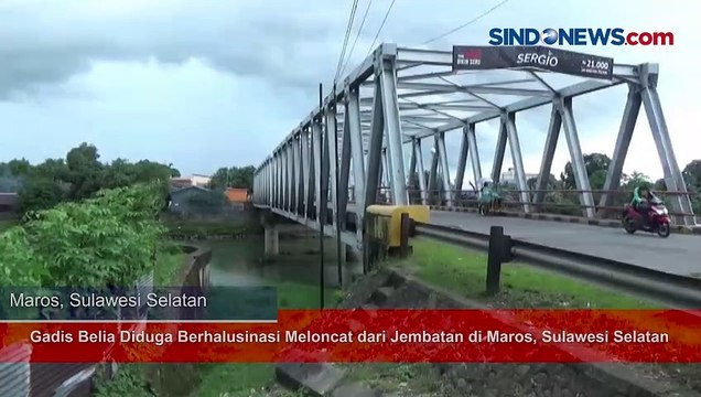 Gadis Belia Diduga Berhalusinasi Meloncat dari Jembatan di Maros, Sulawesi Selatan