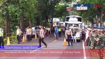 Kecelakaan Maut Bus Masuk Jurang di Tasikmalaya, 3 Orang Tewas