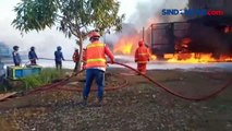 Kios BBM Terbakar Malinau Kalimantan Utara, 1 Rumah dan 2 Dump Truk Ikut Terbakar