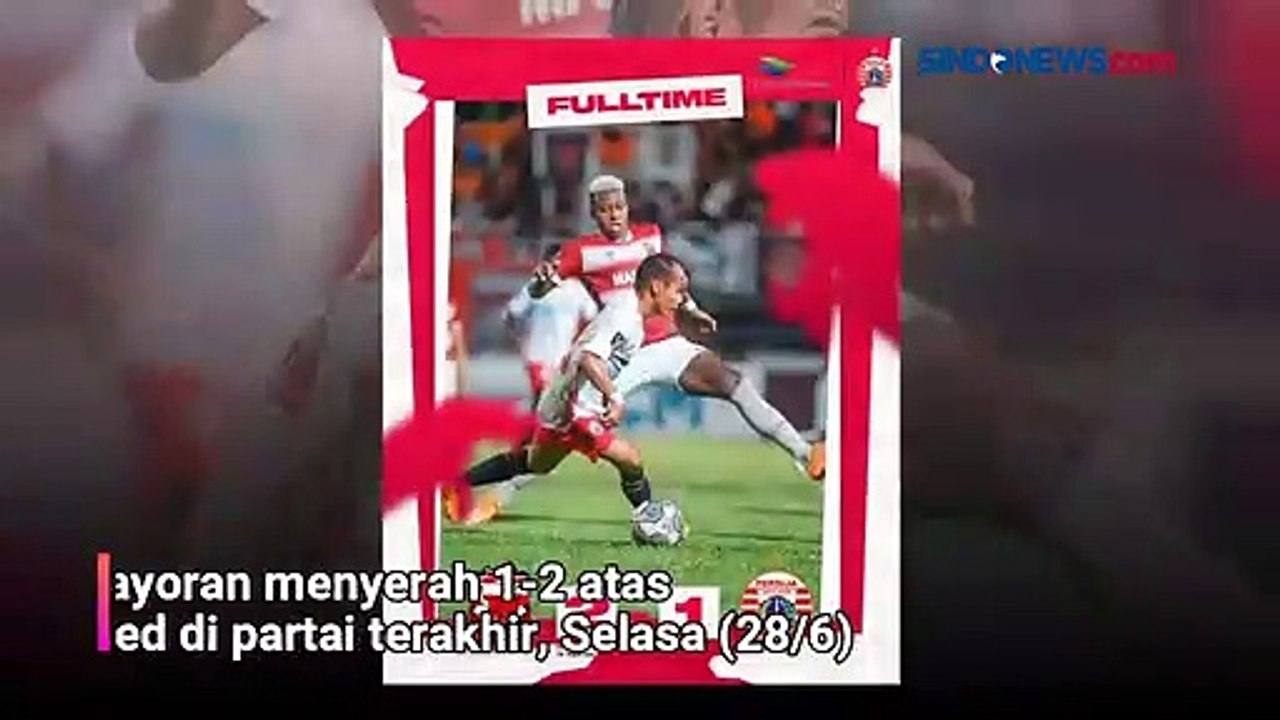 Digasak Madura United, Persija Nol Poin di Piala Presiden 2022