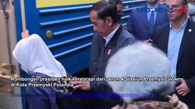 Presiden Jokowi dan Rombongan Gunakan Kereta Menuju Ukraina